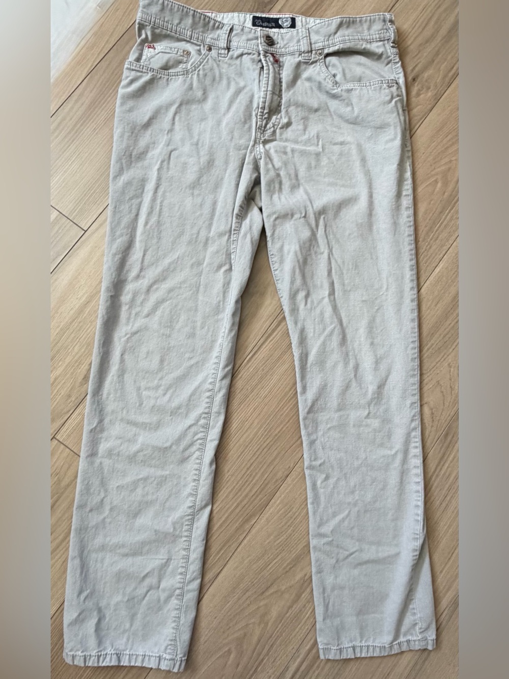 Atelier Gardeur Nevio Light Gray Pants Regular Straight Fit 36x32(31)